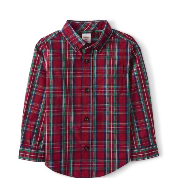 Gymboree Plaid Button-Up Shirt Size 2T - Picture 1 of 7